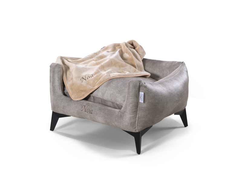 Noa Nest Beige Luxury Dog Bed Noa Nest